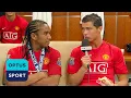 Download Lagu SPEAK ENGLISH! Cristiano Ronaldo interviews Anderson after winning the 2008/09 Premier League 🏆
