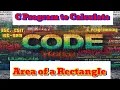 C Program to Calculate Area of a Rectangle C Programming Bsc CSIT 1st-sem