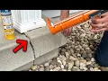 Fix for Large Concrete Cracks and Gaps