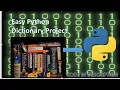Easy English Dictionary Project Using Python Coding for kids