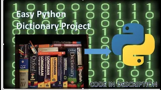 Easy English Dictionary Project Using Python Coding for kids