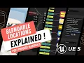 UE 5 - Explained Blendable locations for post process materials