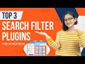 Top 3 Search Filter Plugins For WordPress 2026