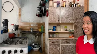 TRANSFORMAÇÃO DE COZINHA COMPLETA: Do caos a cozinha que ela sempre quis!