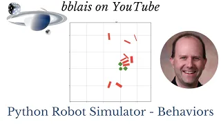 Python Robot Simulator - Simple Behaviors