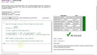 Codingbat - notString Java