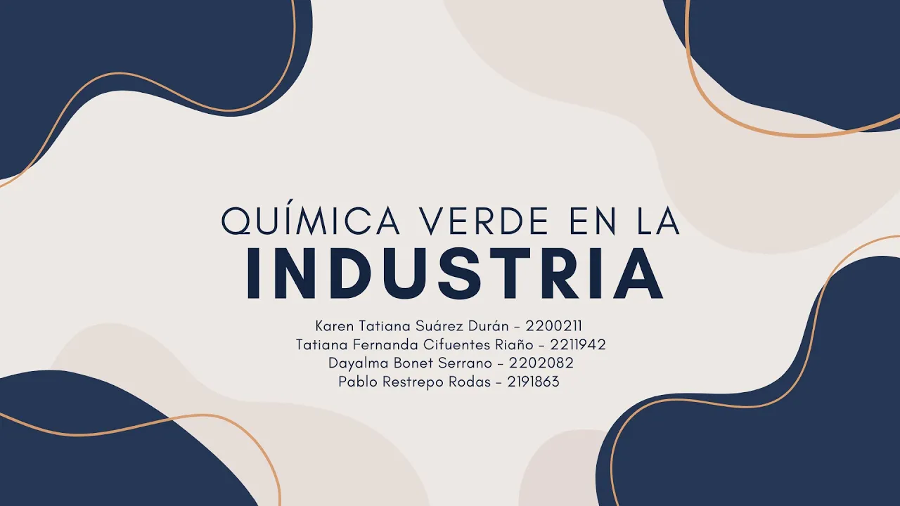 Química verde en procesos industriales sostenibles