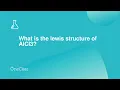 What is the lewis structure of AlCl3