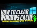 How To Delete Windows 11 Cache to improve performance Speed Up ANY PC NEW