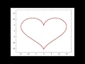 Heart animation with gnuplot
