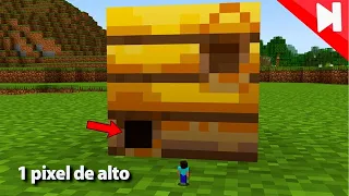 Las Cosas Más INCREÍBLEMENTE Pequeñas en Minecraft