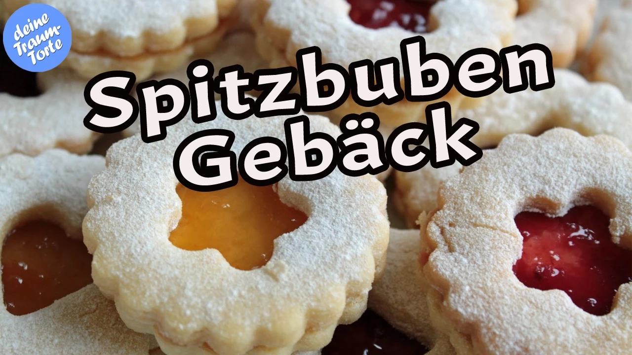 Spitzbuben, Hildabrötchen oder auch Ochsenaugen sind leckere Plätzchen aus Mürbeteig, die mit Marmel. 
