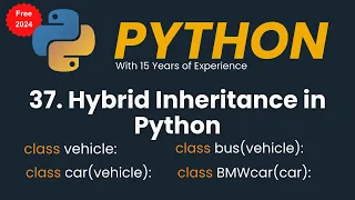 Hybrid Inheritance in Python Object Oriented Programming in Python