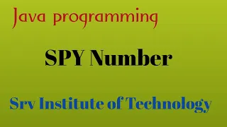 Program To Check for Spy Number in Java java programming Java Online Training