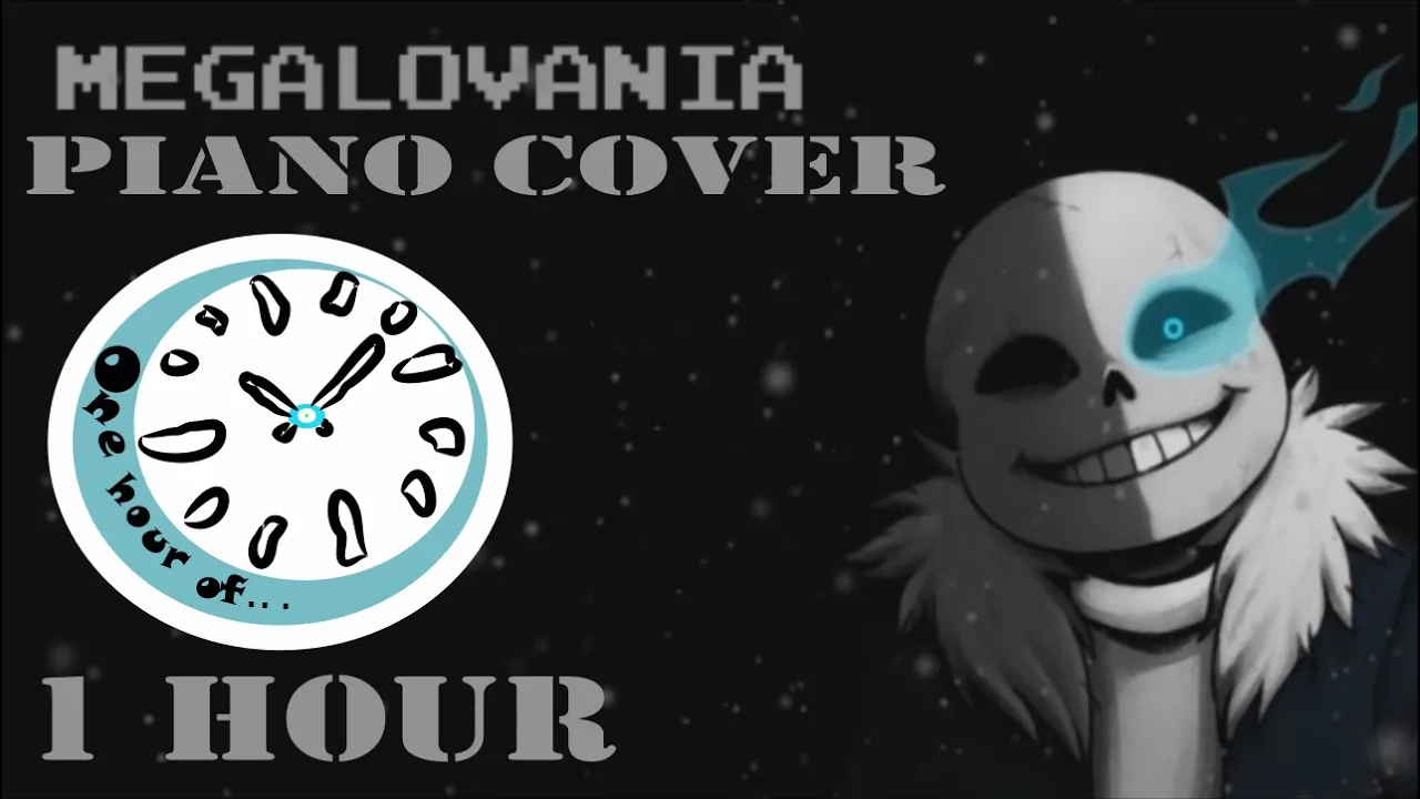 Megalovania Piano Cover (Sans Version) 1 hour | One Hour of...