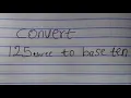 convert to base ten