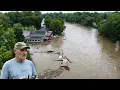 White River Flooding at the White River Yacht Club Drone Footage - August 14 2026