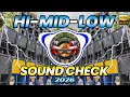 Lagu HI-MID-LOW SUBWOOFER HIGH BASS SOUND CHECK  | SoundAdiks
