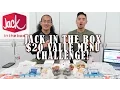 JACK IN THE BOX 20 VALUE MENU CHALLENGE 5K CALORIES RANDY SANTEL MUKBANG