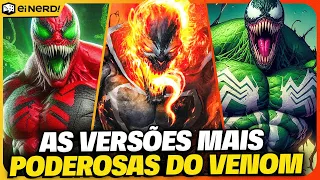 VENOM: RANKING DAS VERSÕES MAIS PODEROSAS DO SIMBIONTE DA MARVEL!