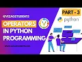 Operators in Python - Part 3 vizagstudents