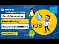Types of OS Batch Processing Multiprogramming Timesharing Operating System Types Part 1