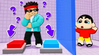TEAMWORK PUZZLES With Shinchan! (Roblox)