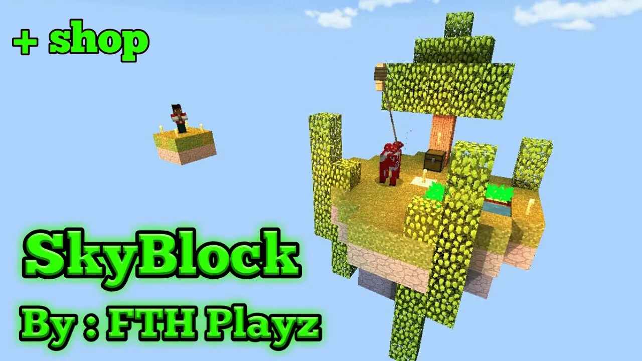 Minecraft PE - SkyBlock Survival - Gameplay Part 2 (Android iOS)