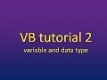 Variable and data type for store data in visual basic 2010
