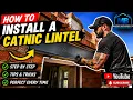 How to install a catnic lintel
