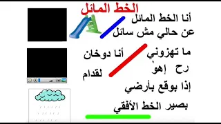 الخط المائل 