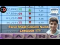 Excel Sheet Column Number Leetcode 171 Live coding session