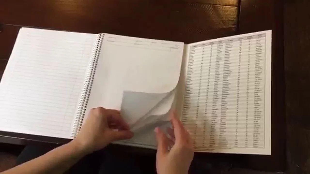 Barbakam Carbonless Lab Notebook Top Bound. 