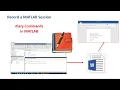 Recording a MATLAB Session Diary Command in MATLAB