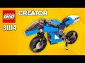 LEGO Superbike 31114 236 pcs Modern Motorbike Building Instructions Top Brick Builder