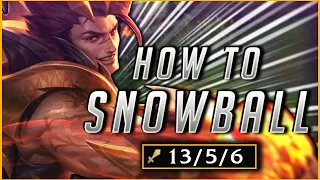 HOW TO SNOWBALL YOUR LEAD VS KLED GEISHUU