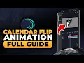 Calendar Flip Animation in Alight Motion 100 WORKS NO Yapping To The Point EASY