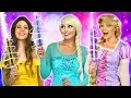 PRINCESS MAGIC WANDS MALEFICENT S SPELL ON ARIEL RAPUNZEL ANNA AND BELLE Totally TV Parody