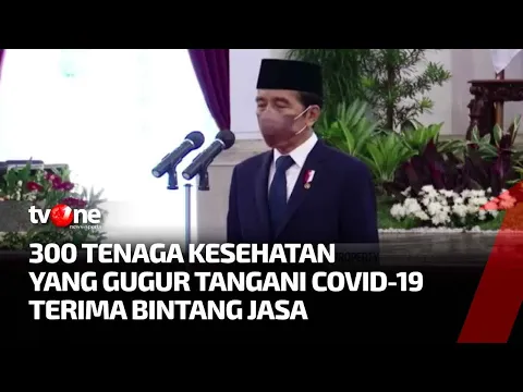 Jokowi Anugerahkan 300 Nakes Gelar Pahlawan Bintang Jasa Pratama