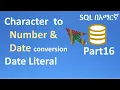 SQL in Amharic Part16 - Char To NUMBER to DATE Conversion using CAST CONVERT TO