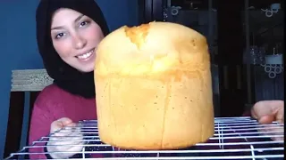 كيك اسفنجي بدون دقيق اسبونج بدون فصل صفار عن بياض بدون محسن جل بلدقيق العادي فقط وتحدي 