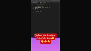 Print Factorial Number using while loop in Python