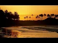 Gentle Waves and Serene Sunset for Yoga and Meditation on the Beach