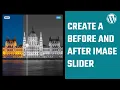 How to create a before-and-after image slider on WordPress using HTML CSS and JavaScript No Plugin