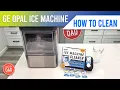 GE Opal Ice Machine How to Clean Descale Turn Clean Light off Flashing