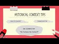 N Quick Tip What is Historical Context