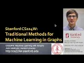 Stanford CS224W ML with Graphs 2021 Lecture 2 1 - Traditional Feature-based Methods Node