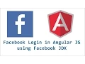 Facebook login in Angular JS using Facebook JDK