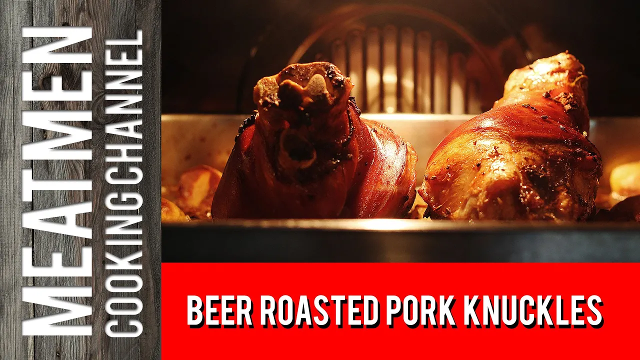 Roasted Crispy Pork Knuckles in Beer Recipe
