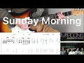 Download Lagu Maroon 5 - Sunday Morning (guitar cover with tabs \u0026 chords)